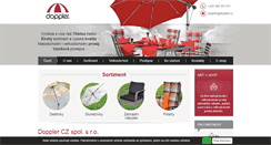 Desktop Screenshot of doppler.cz